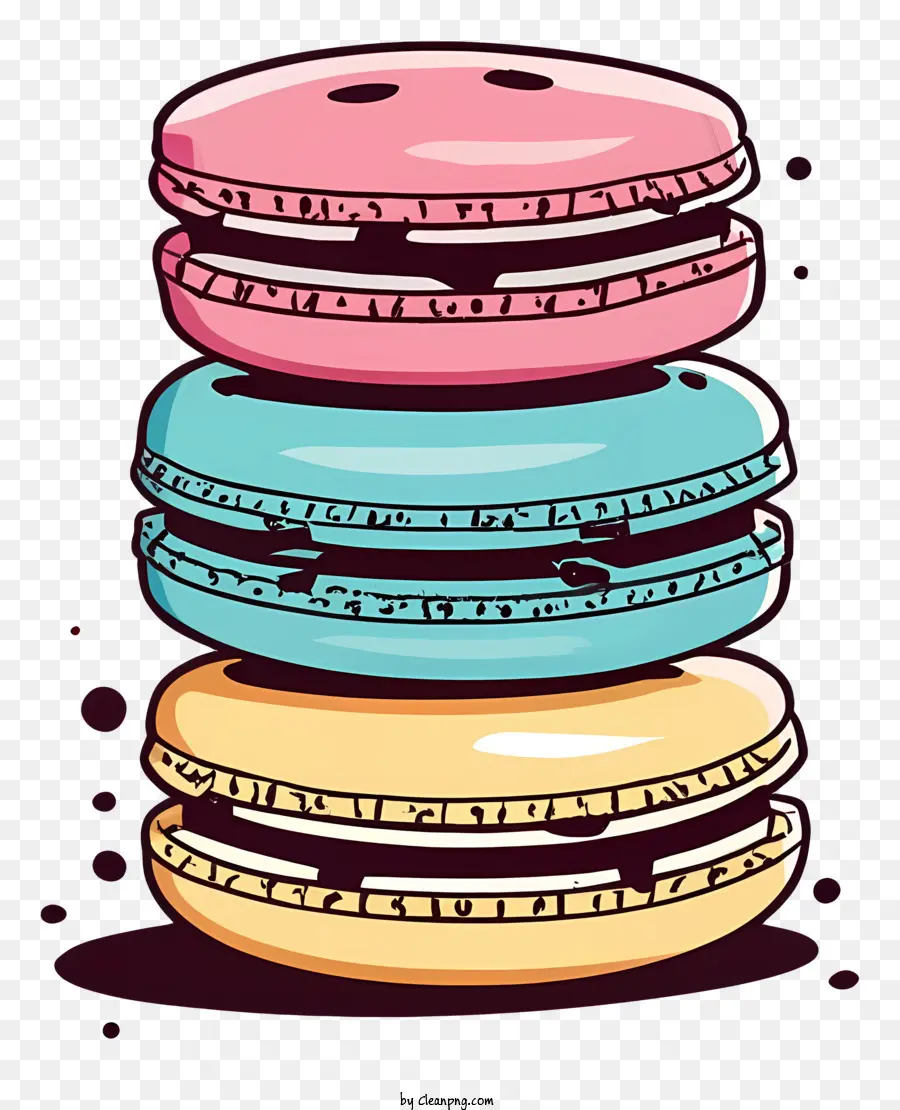 Macarons，Macarons De Chocolate PNG