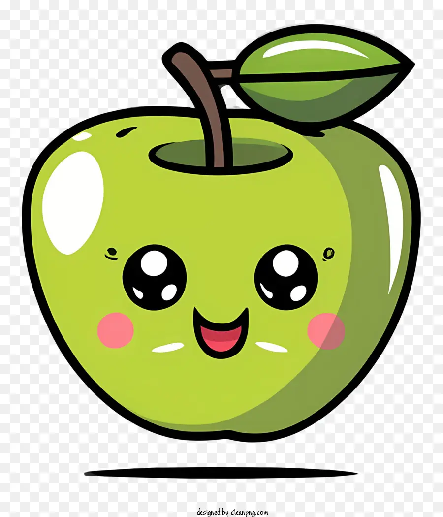 Dibujos Animados De Apple，Sonriendo De Apple PNG