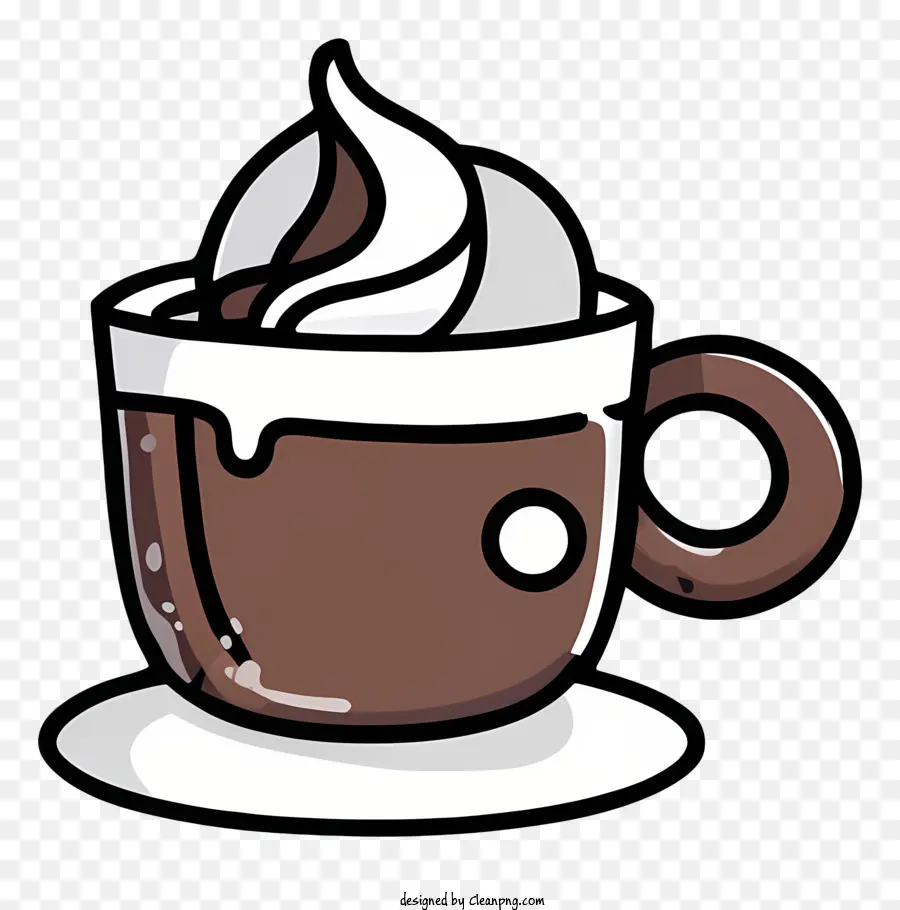 Taza De Chocolate Caliente，Chocolate Caliente PNG