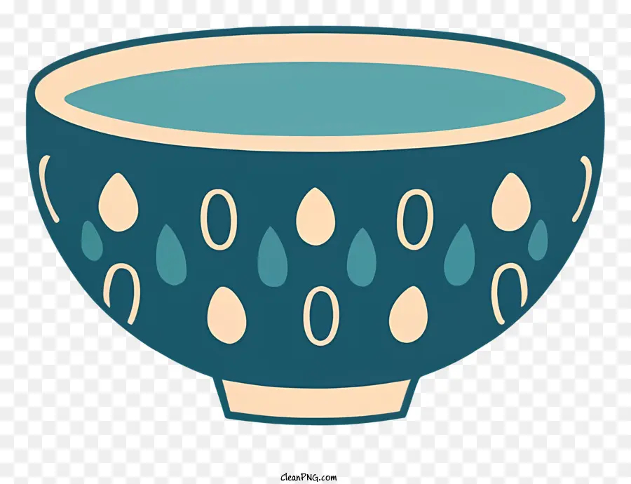 Taza Azul，Cuenco Decorativo PNG