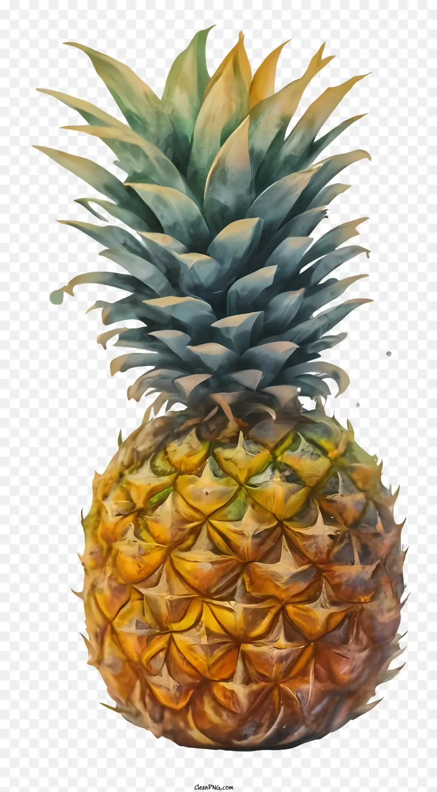 Obra De Arte De Piña，Colorido Piña PNG