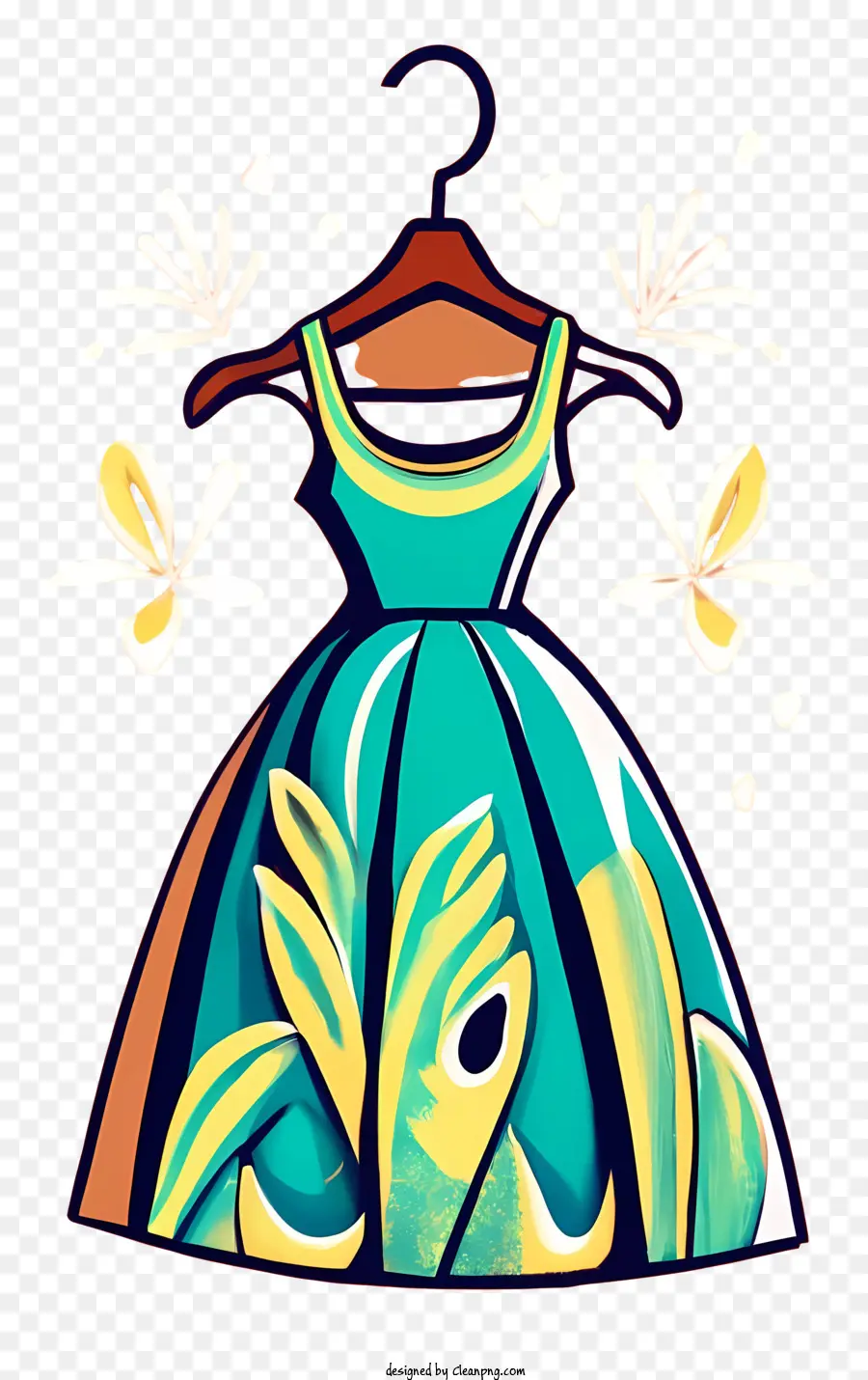 Vestido，Verde PNG