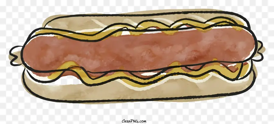 Hot Dog，Bollo PNG