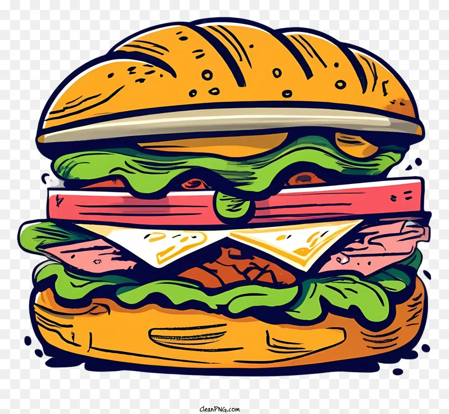 Hamburguesa，Queso PNG