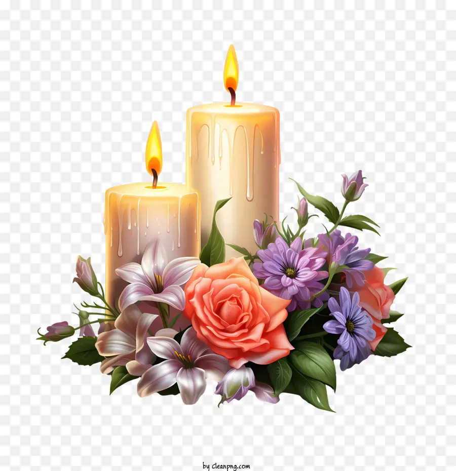 Día De Todos Los Difuntos，Velas PNG