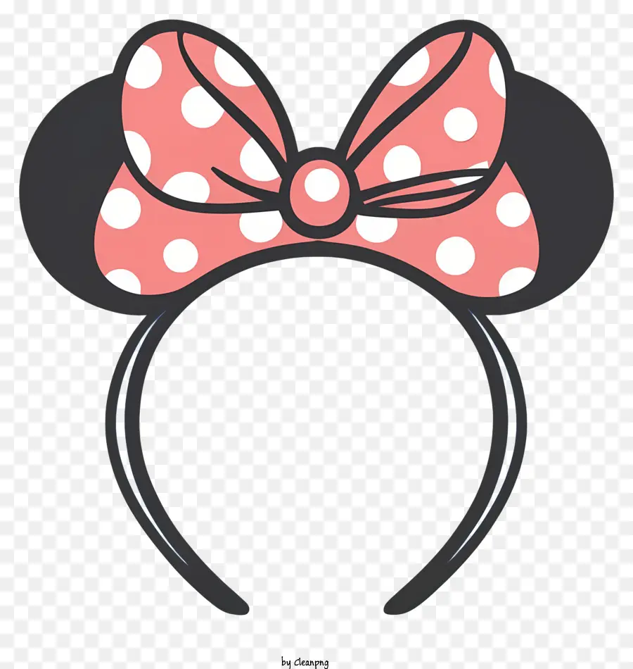 Diadema De Minnie Mouse，Orejas De Minnie Mouse PNG