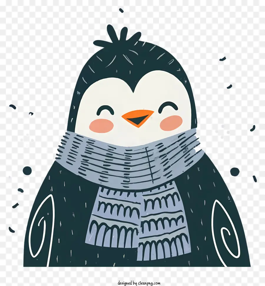 Pingüino，Bufanda PNG