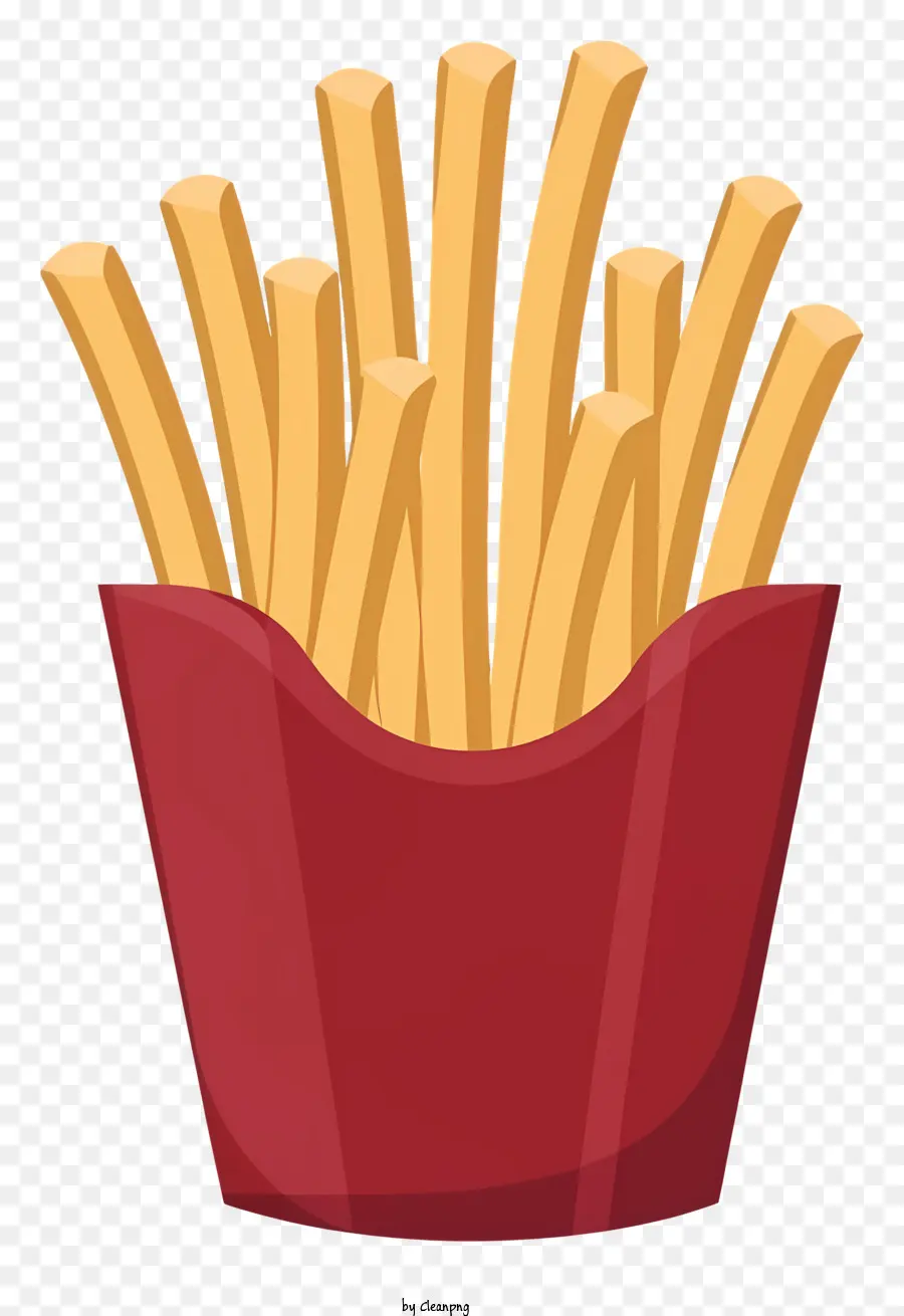 Rojo De La Copa，Las Papas Fritas PNG