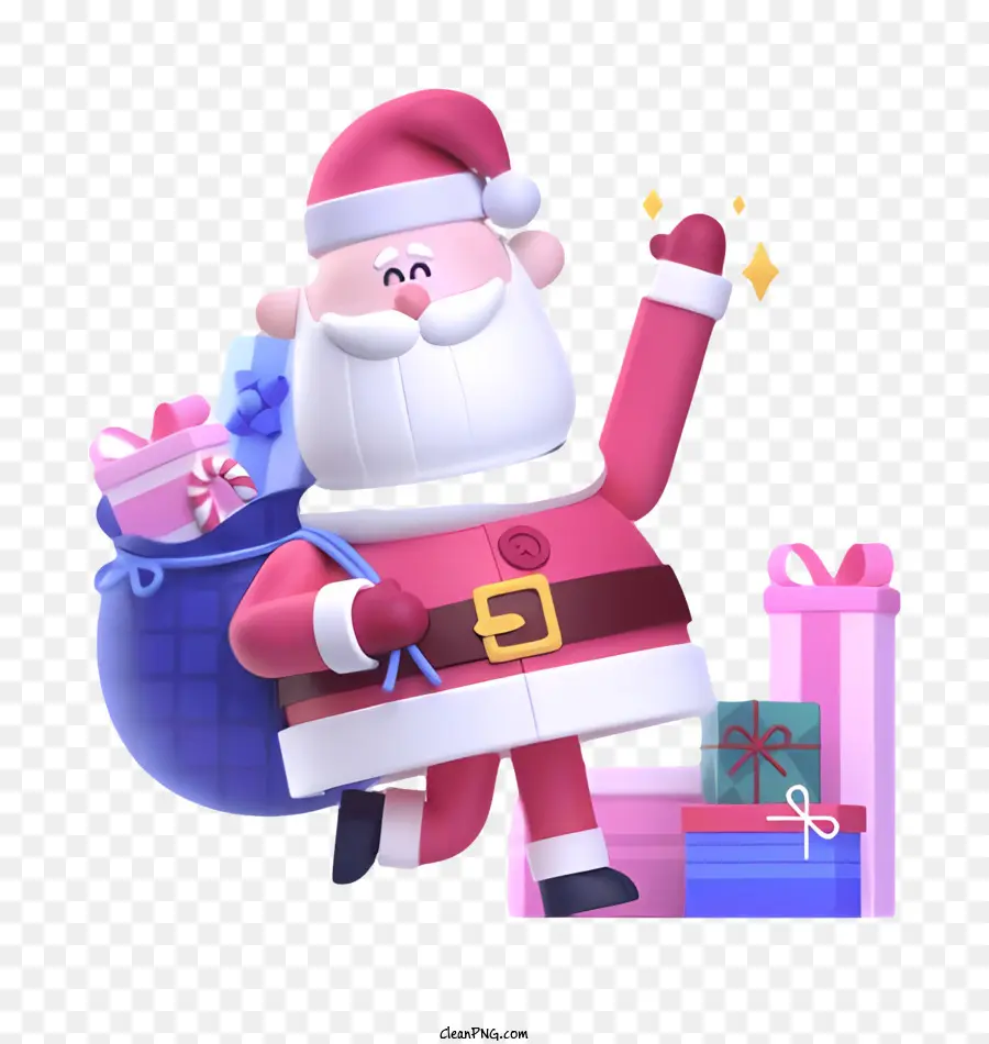 Santa Claus，Imagen De Dibujos Animados PNG