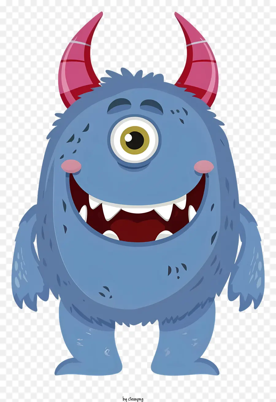 Monstruo Azul，Personaje De Dibujos Animados PNG