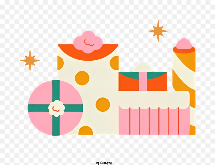 Pastel，Regalos PNG