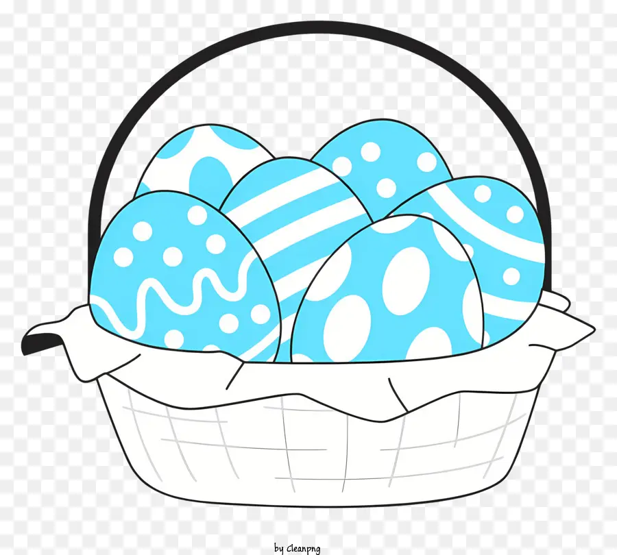 Huevos De Pascua，Cesta PNG