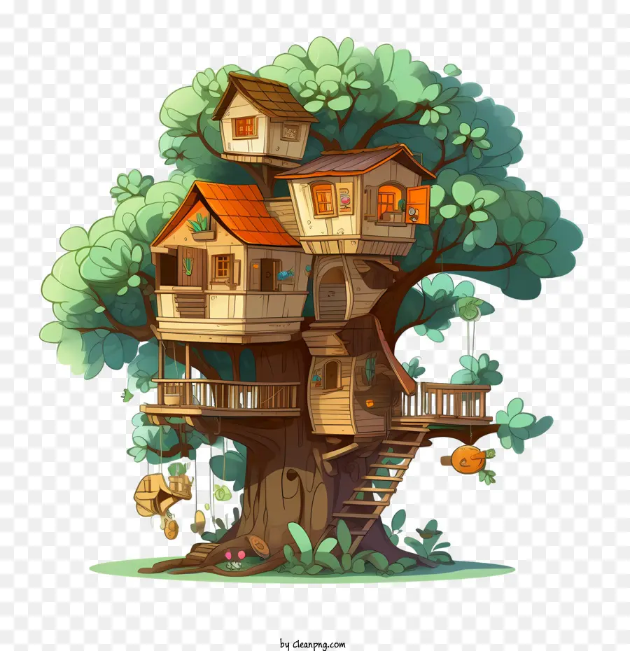 La Casa Del árbol，Bosque PNG