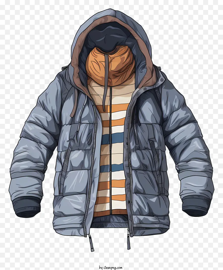 Parka Con Capucha，Parka Impermeable PNG