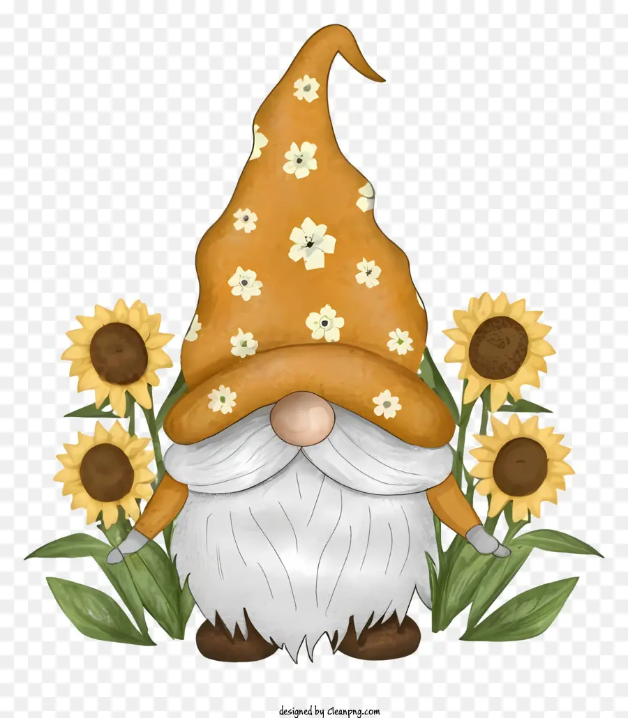 Gnome，Sombrero De Color Naranja PNG