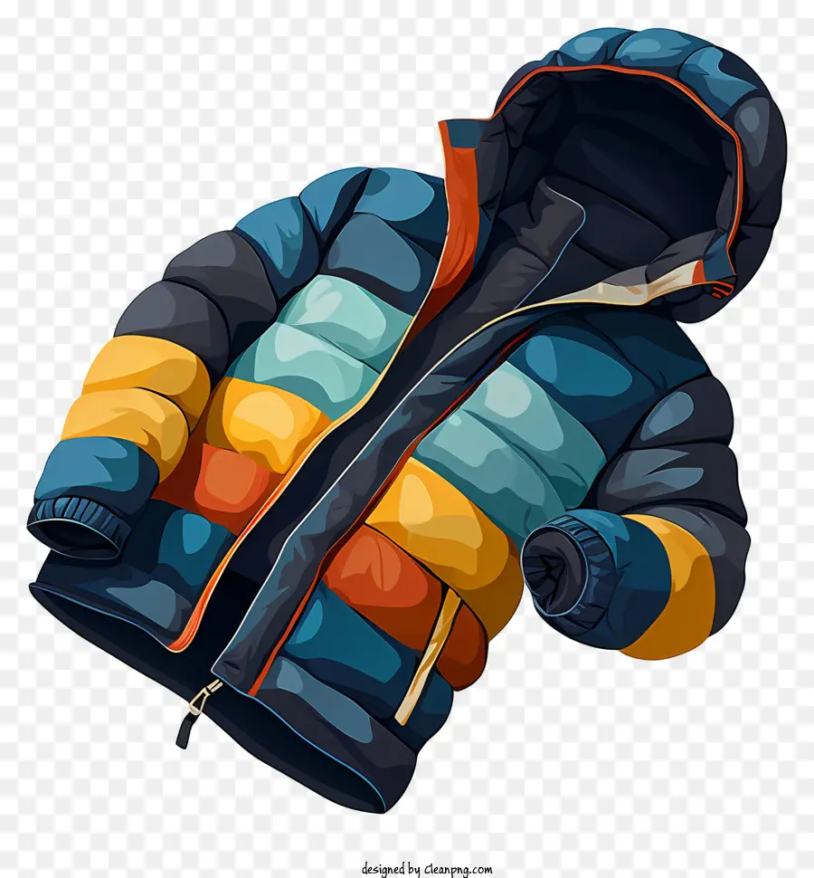 Chaqueta De Invierno，Chaqueta Colorida PNG