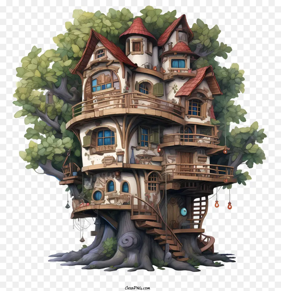 La Casa Del árbol，Fantasía PNG