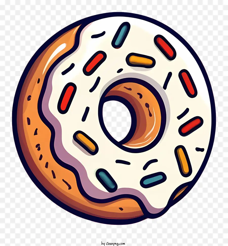 Dibujos Animados De Donut，Rosquilla PNG