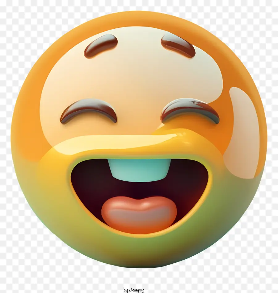 Emoji Sonriente，Emoji Riendo PNG