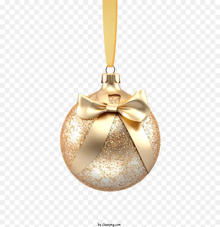 Bola De Navidad，Oro PNG