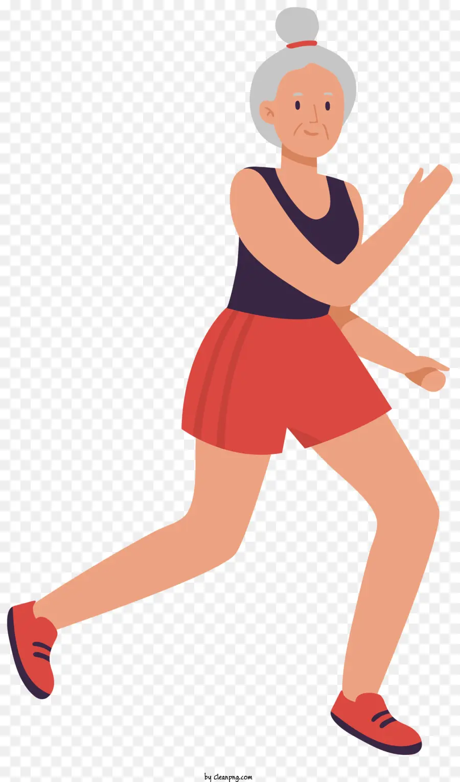 Anciana Corriendo，Mujer Corriendo PNG