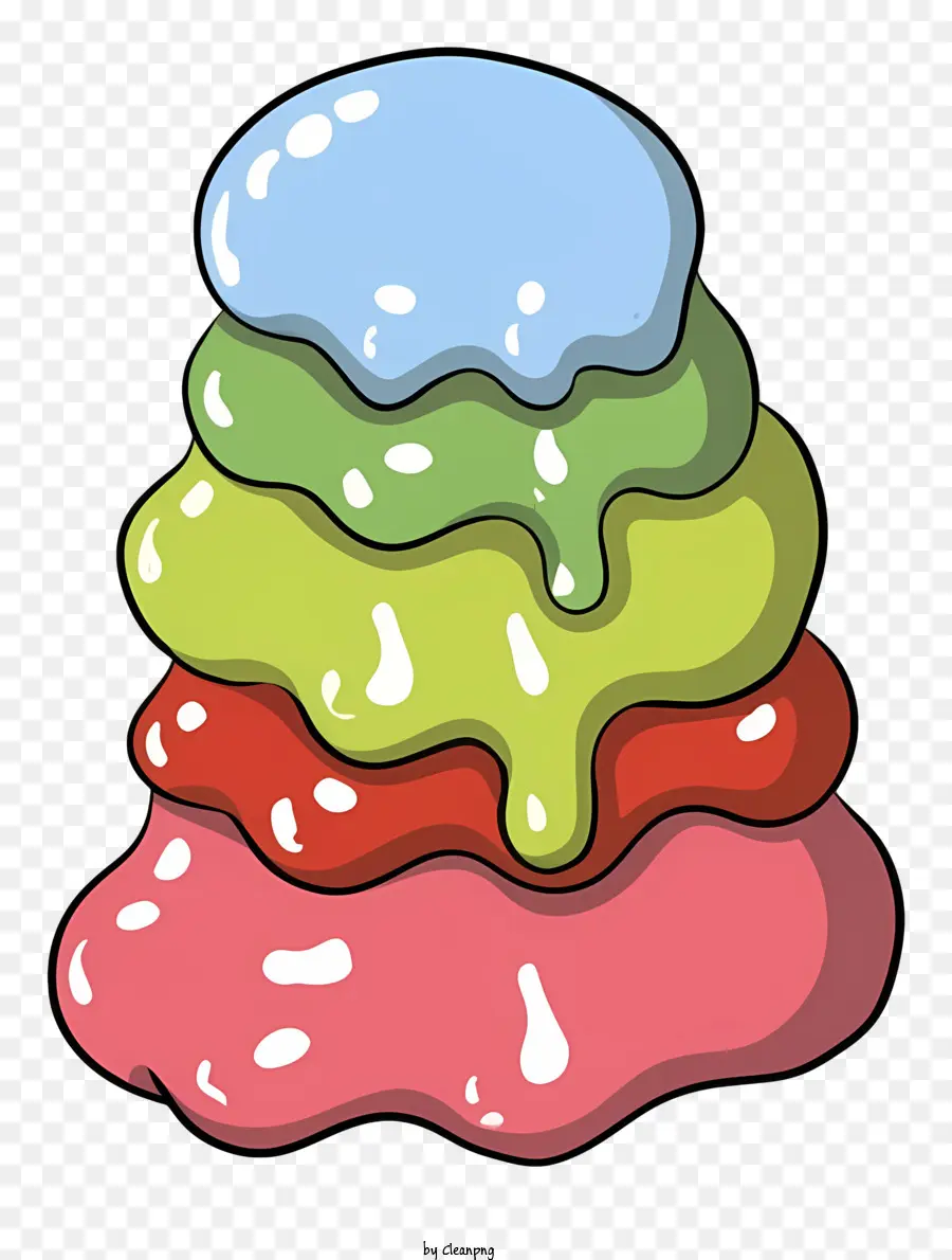 Postres Coloridos，Limo Colorido PNG