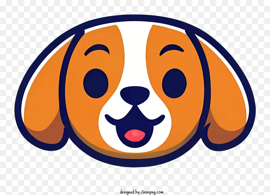 Perro De Dibujos Animados，Linda Cara De Perro PNG