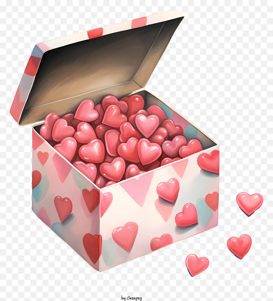 Heartshaped Cuadro，Corazones Pink PNG