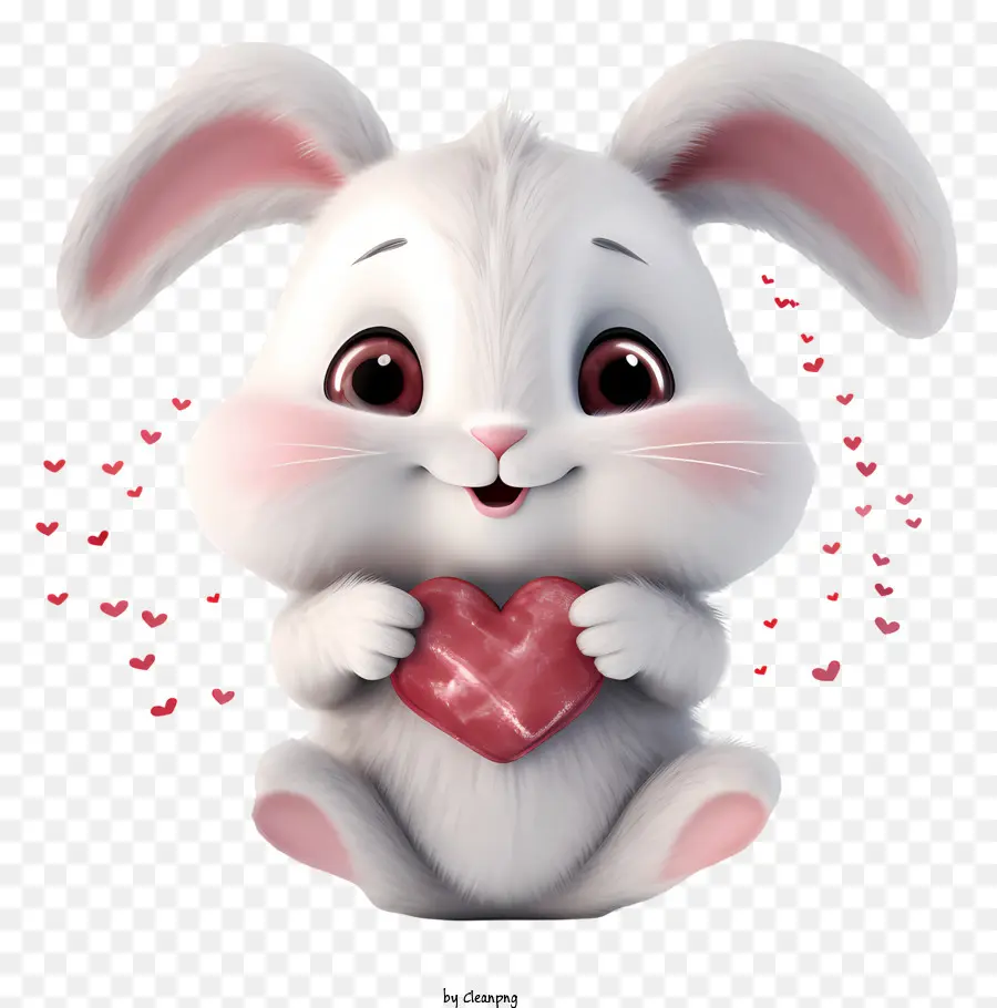 Cartoon Rabbit，Lindo Conejito PNG