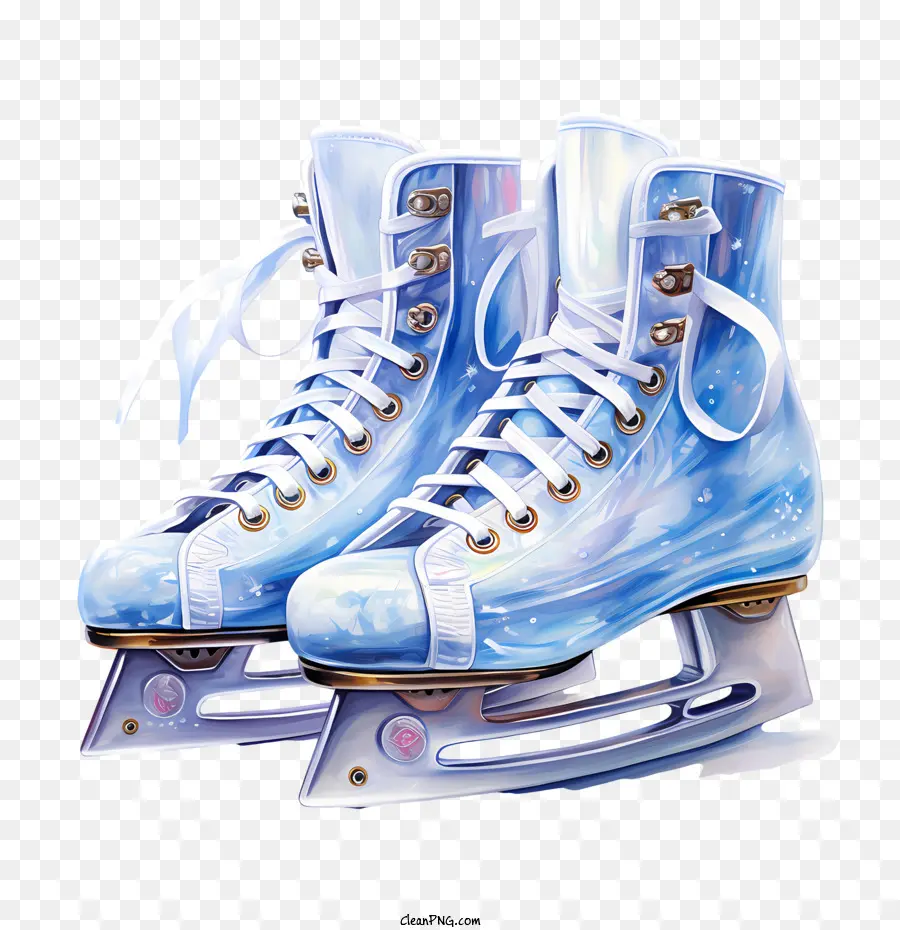 Zapatos De Patines，Patines De Hielo PNG