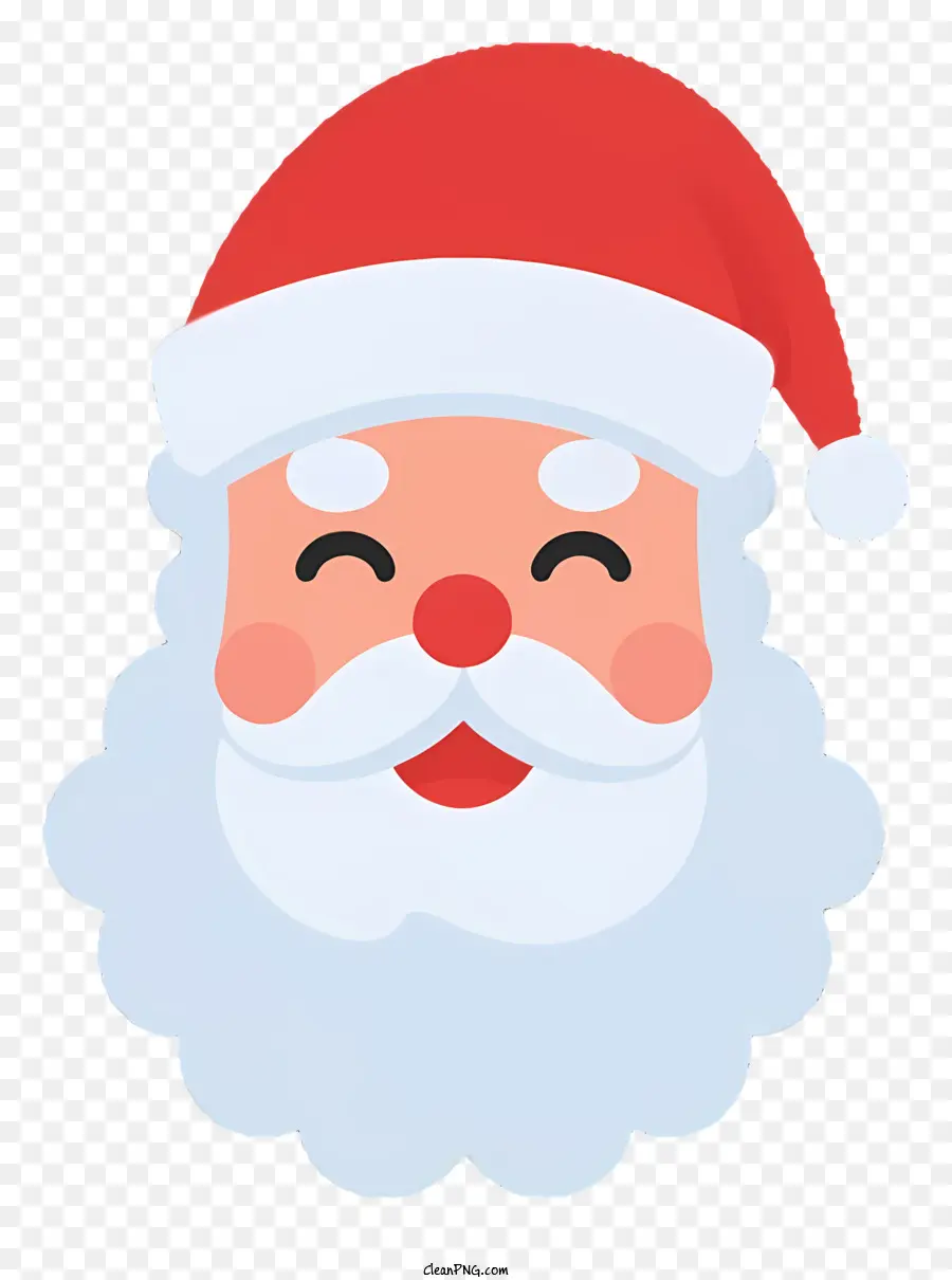 Santa Claus，Barba Roja Y Blanca PNG