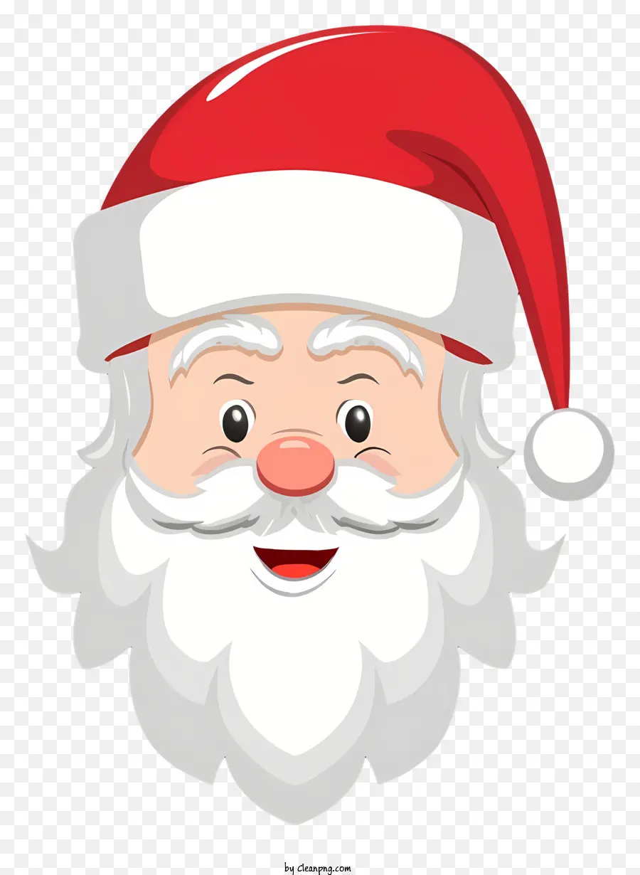 Santa Claus，Sombrero De Rayas Rojo Y Blanco PNG