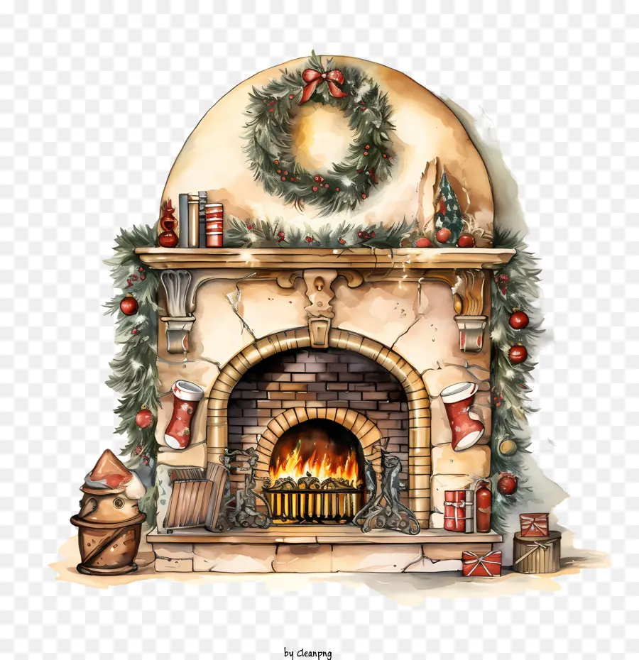 La Navidad Chimenea，Chimenea PNG