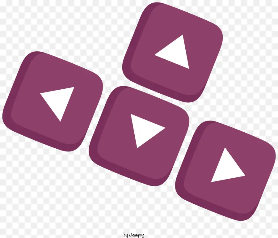 Morado，Cubo PNG