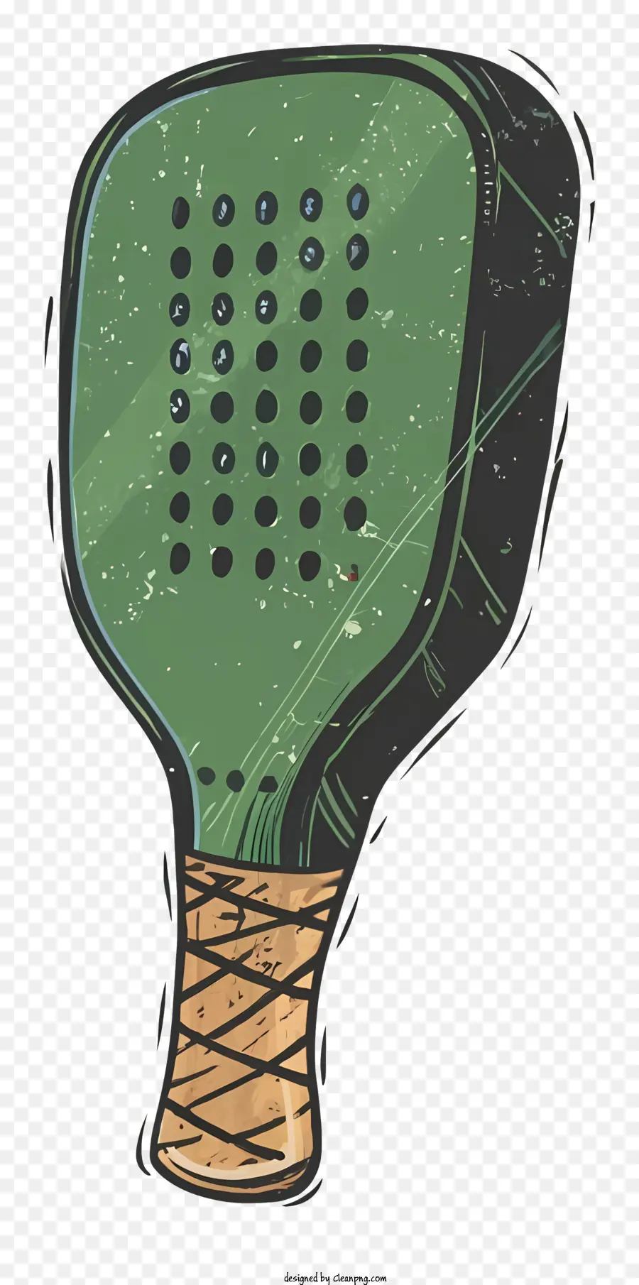 Raqueta De Tenis De Madera，Paleta PNG