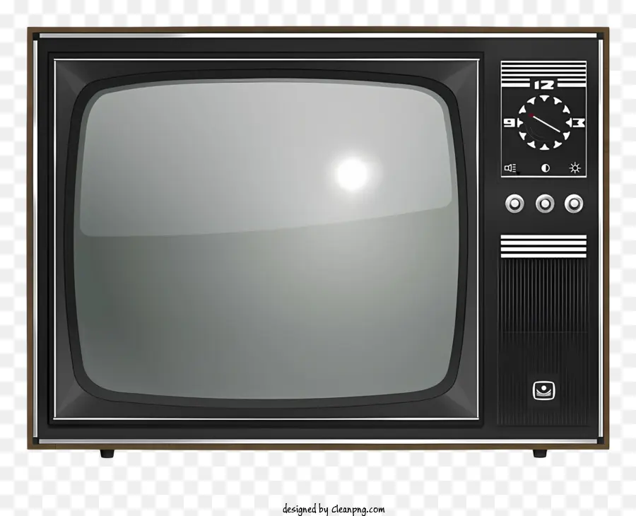 Televisión Antigua，Televisión En Blanco Y Negro PNG