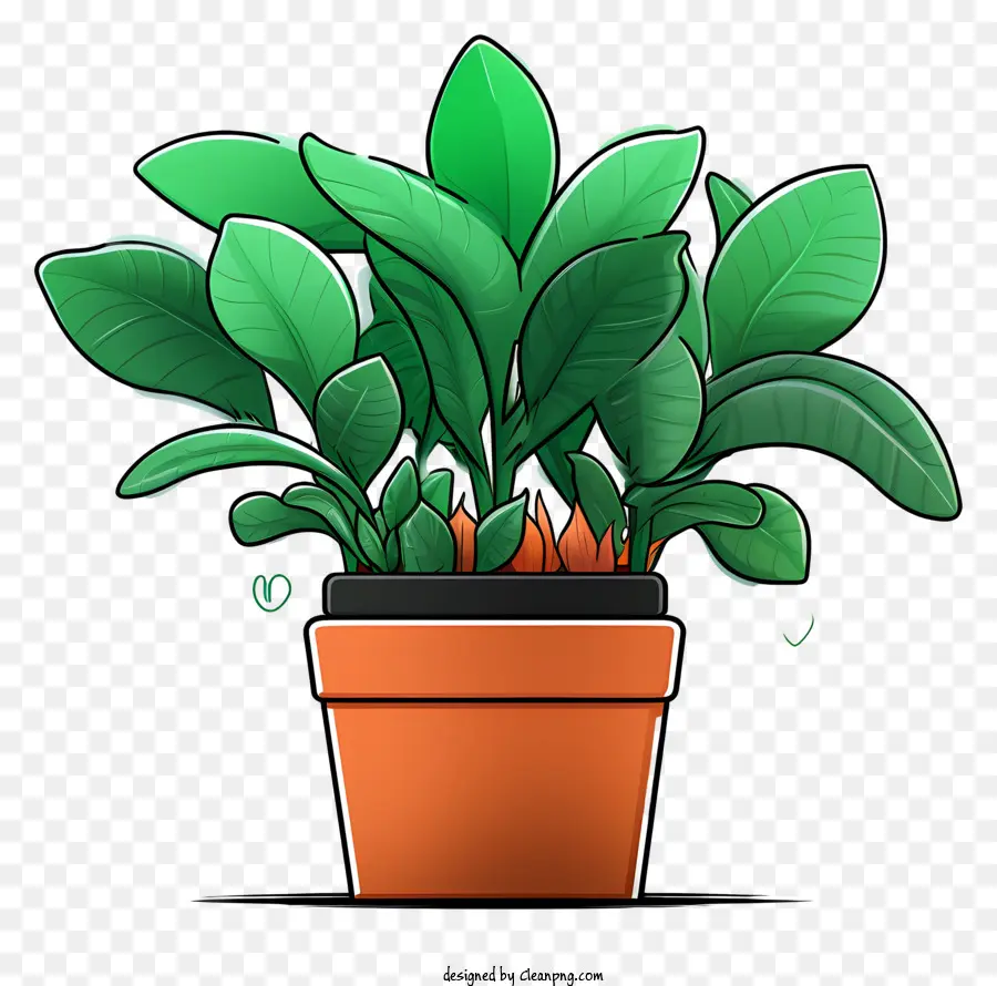 Planta，Olla De Barro PNG