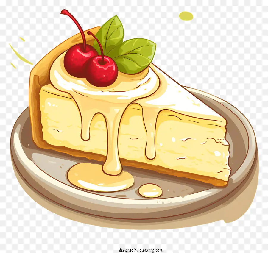 Tarta De Queso，Rebanada De Pastel De Queso PNG