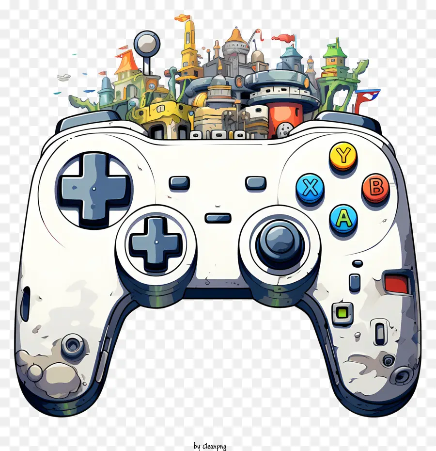 Control De Juego De Video，Botones PNG