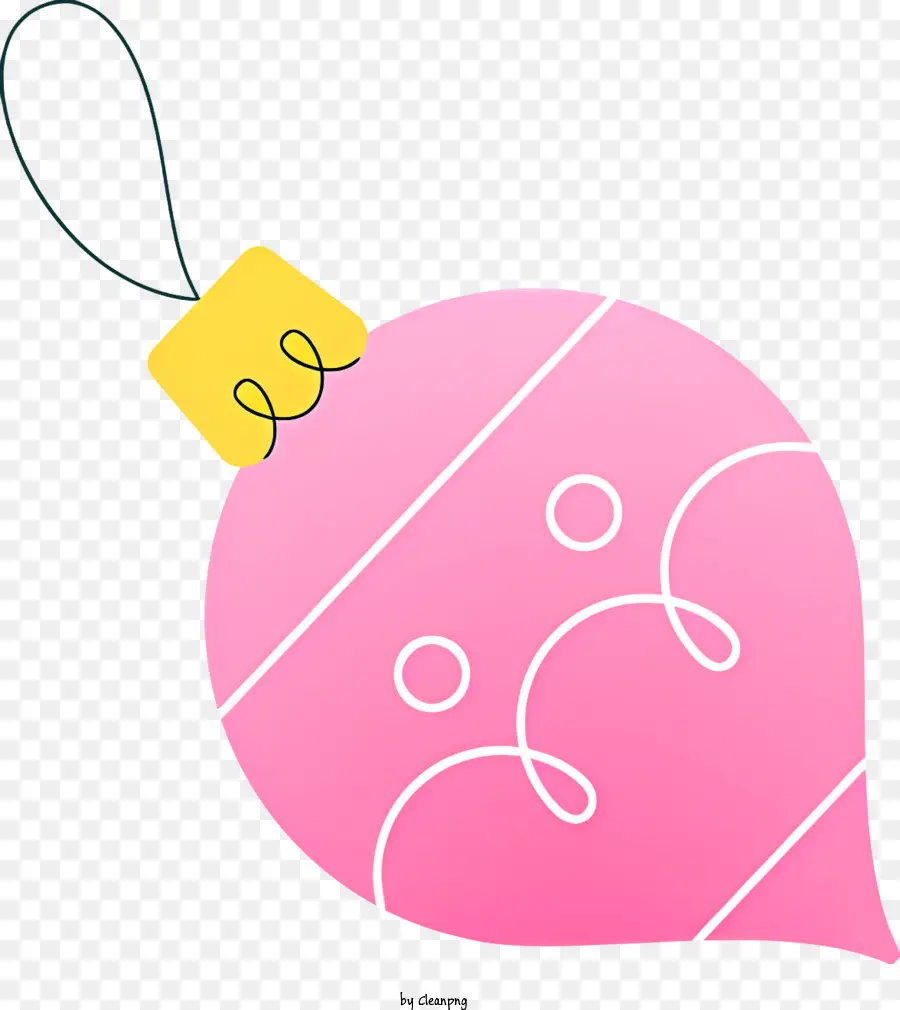 Bola De Navidad，Adorno Rosa PNG