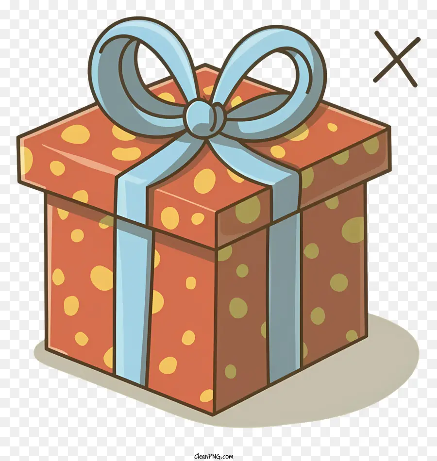 Caja De Regalo，La Cinta Azul PNG