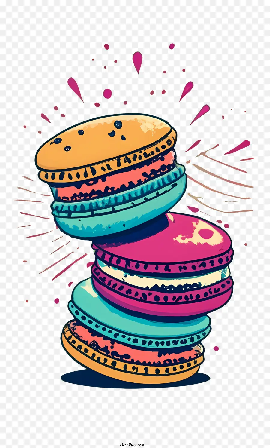 Macarrón，Macarrones PNG