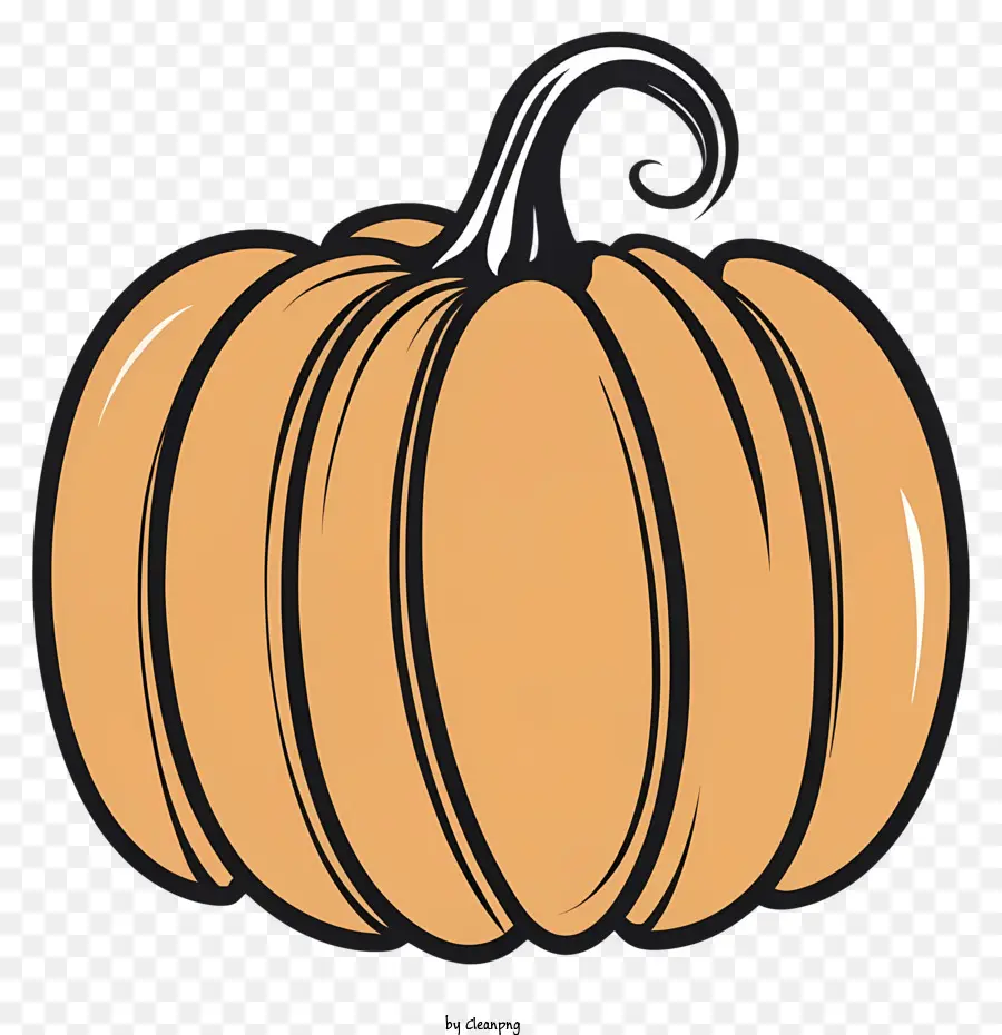 Dibujos Animados De Calabaza，La Forma Redonda PNG