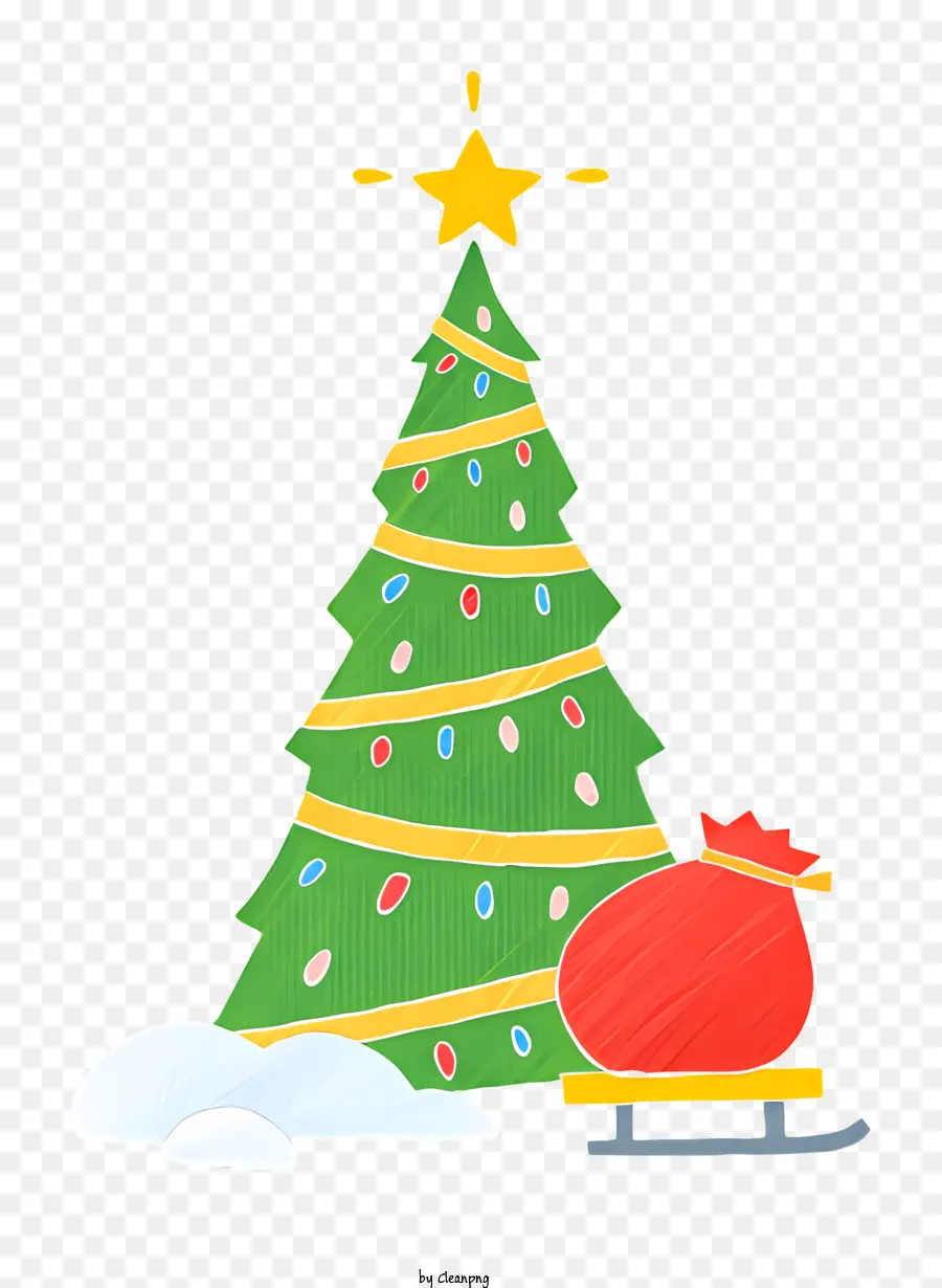 árbol De Navidad，Decoraciones PNG