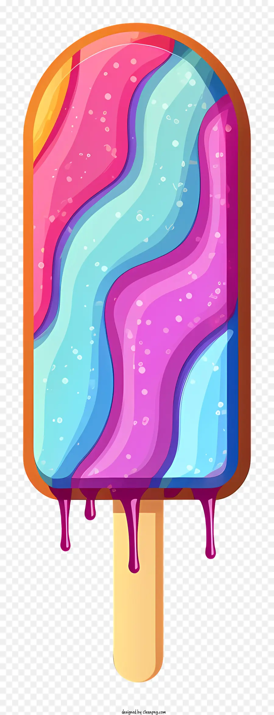 Helado，Paleta Colorida PNG