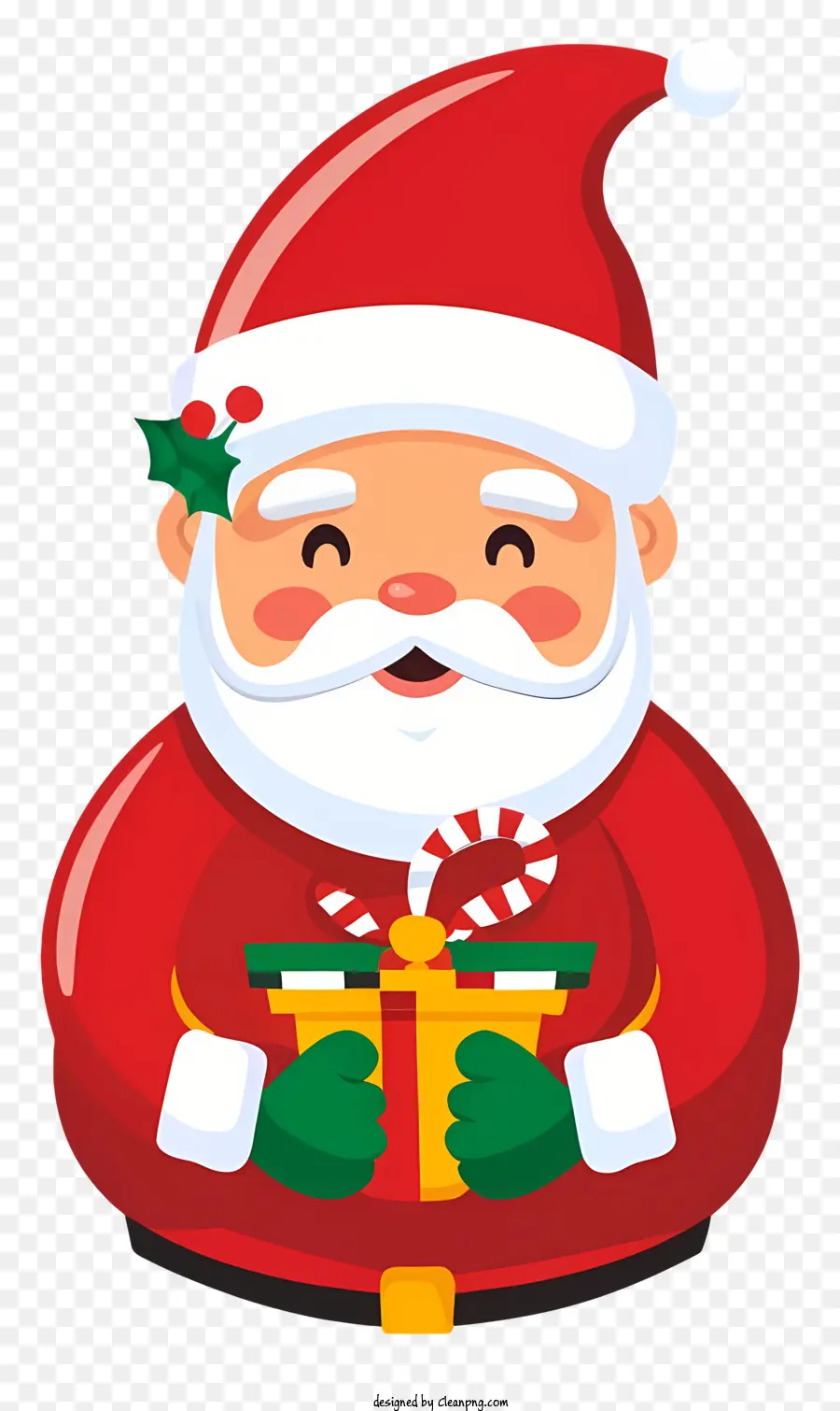 Santa Claus，Los Bastones De Caramelo PNG