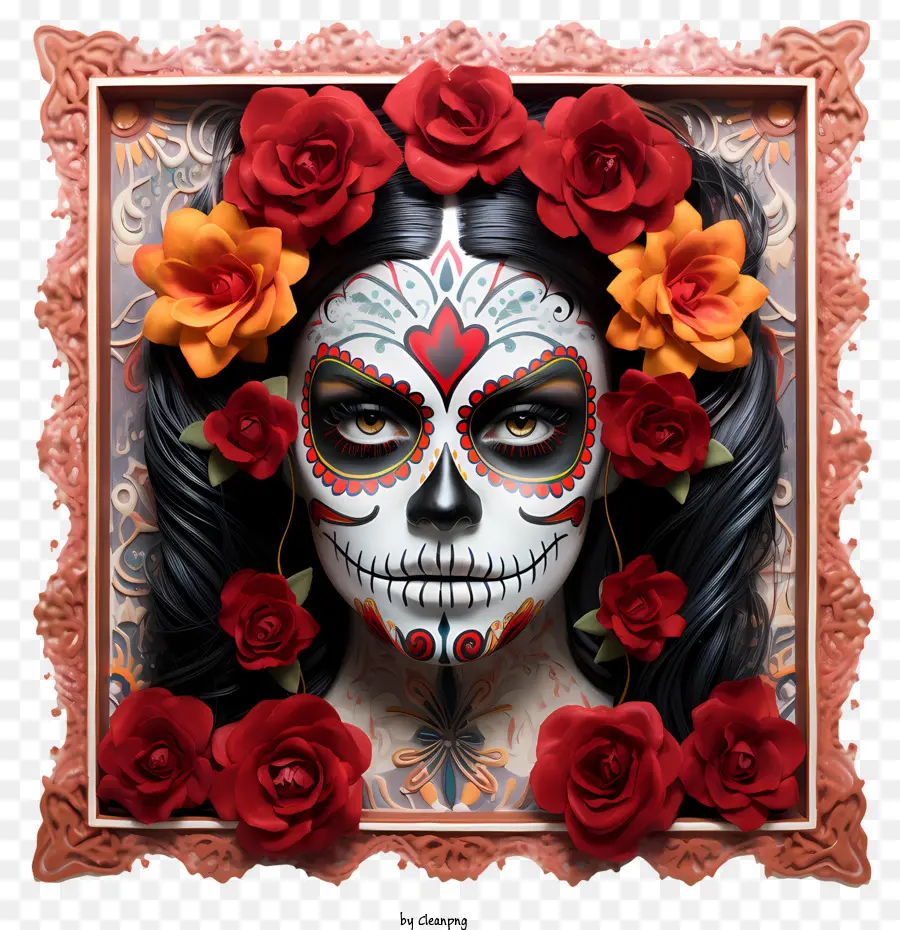 Dia De Muertos，Cráneo Del Azúcar PNG