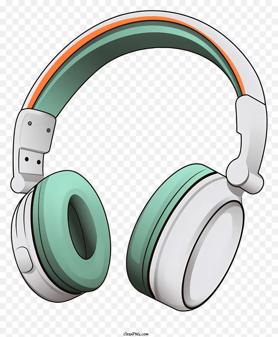 Auriculares，Cable Naranja PNG