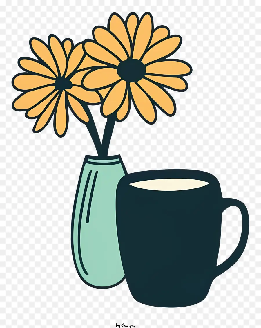 Florero，Daisy Flores PNG