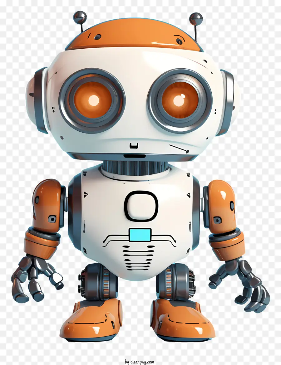 Robot Pequeño，Ojos Grandes PNG